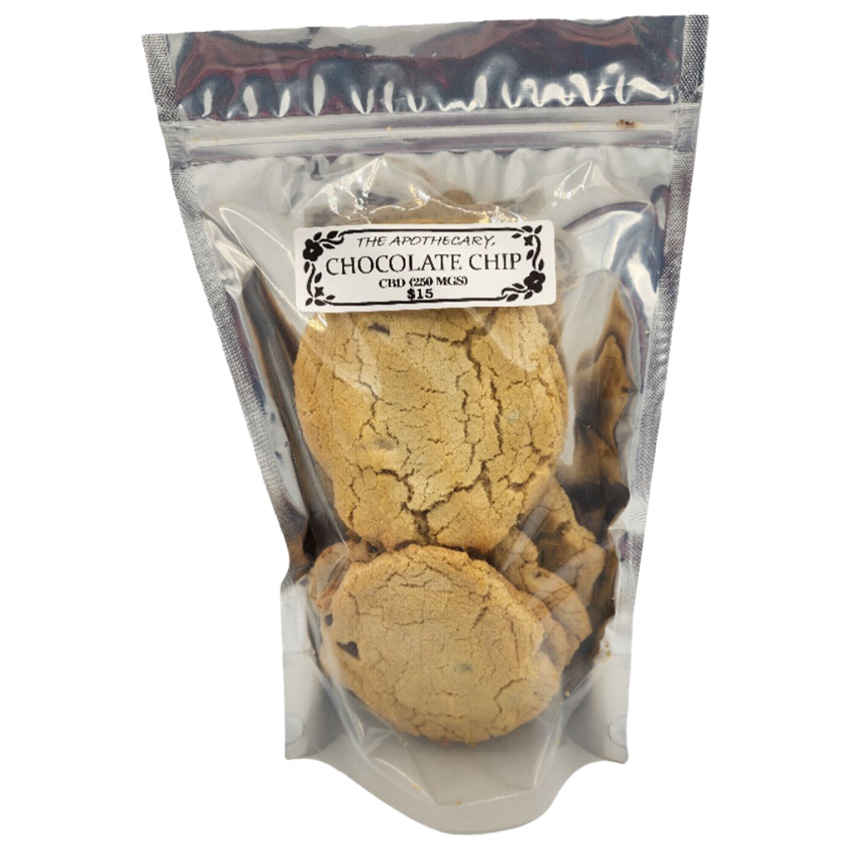 CBD Infused Chocolate Chip Cookies - 250 mg CBD
